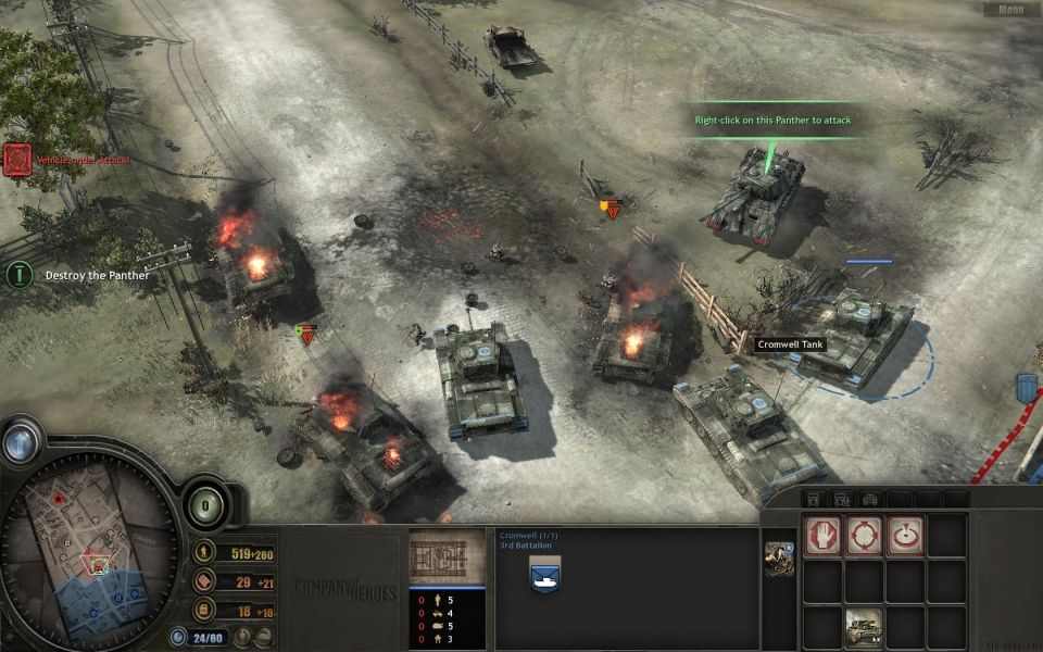 company of heroes opposing fronts panzer elite campaign endings