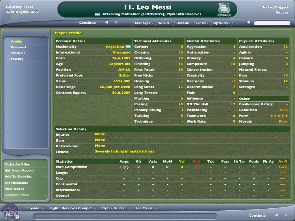 football manager 2005 pc game